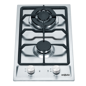 Anafe de Empotrar con 2 Hornallas a Gas Inox con Hierro Fundido - China