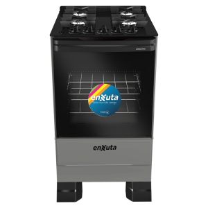 Cocina Supergas 4 Hornallas Titanio, Mesada de Vidrio, Hierro Fundido y Termocupla - Brasil