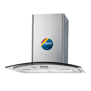 Campana 60 cm de Acero Inoxidable con Vidrio y extracción de 750 m3/h