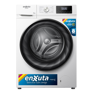 Lavarropa Automático Inverter Carga Frontal 8 kg - Blanco - China