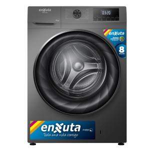 Lavarropa Automático Inverter Carga Frontal 8 kg - Titanium - China