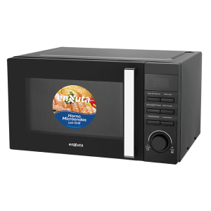 Microondas 23 Litros Digital Negro con Grill