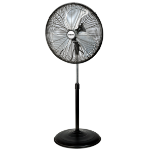 Ventilador de Pie Metálico tipo Industrial Negro 50 cm de Diámetro 120 Watts