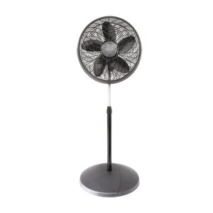 VENTILADOR DE PIE NEGRO | 3 VELOCIDADES| 45 cm | 70 W