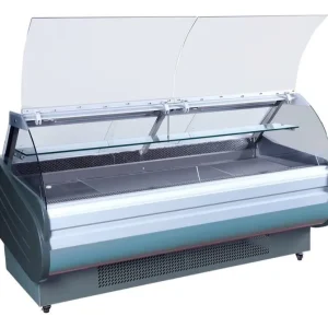 Kuma Vitrina refrigerada vidrio curvo rebatible 2.00mts modelo X4 BSS-2090SGU