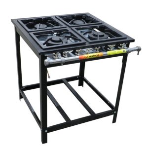 Anafe 4 hornallas 2 fuegos dobles E4D2