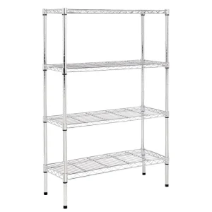 Estantera cromada 4 estantes 1200*45*2000 EC120