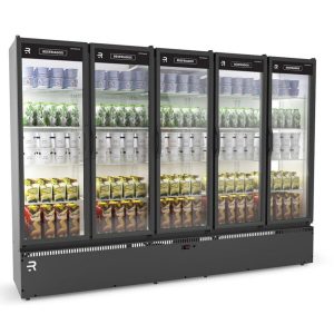 Expositor 5 puertas modelo Vanguard ASVR5P