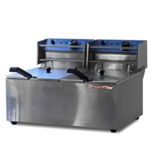 Flamemax Fritador 8.5L + 8.5L 2 canastos 2 cubas HEF-89