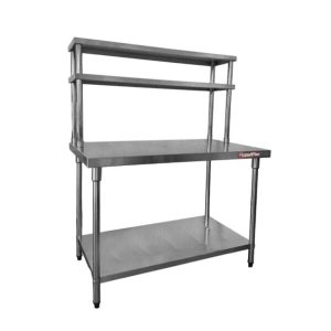 Mesa 1.20 con doble estante aereo HWT-2-712TD