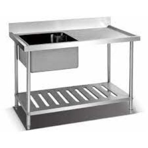 Mesa 1800 c/borde c/pileta izquierda HSB-718SU