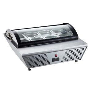 Kuma Vitrina Topinera 8 cubas GN1/6 RTW-67