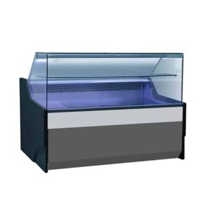 Kuma Vitrina refrigerada vidrio recto 1.60mts modelo X2 BSS-1590RG